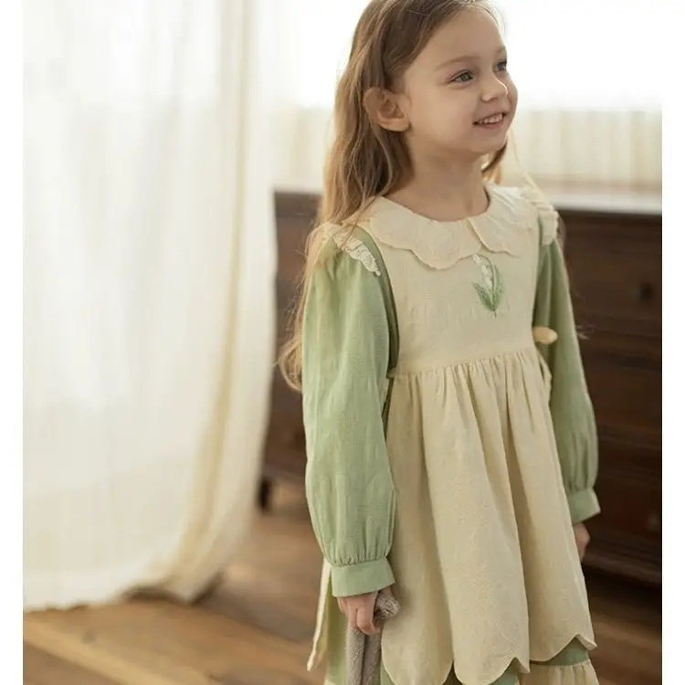 Eid New Girl Velvet Lace Lolita Princess Dress Infant Toddler Child Vintage Elegant Bow Tutu Vestido Christmas Baby Clothes