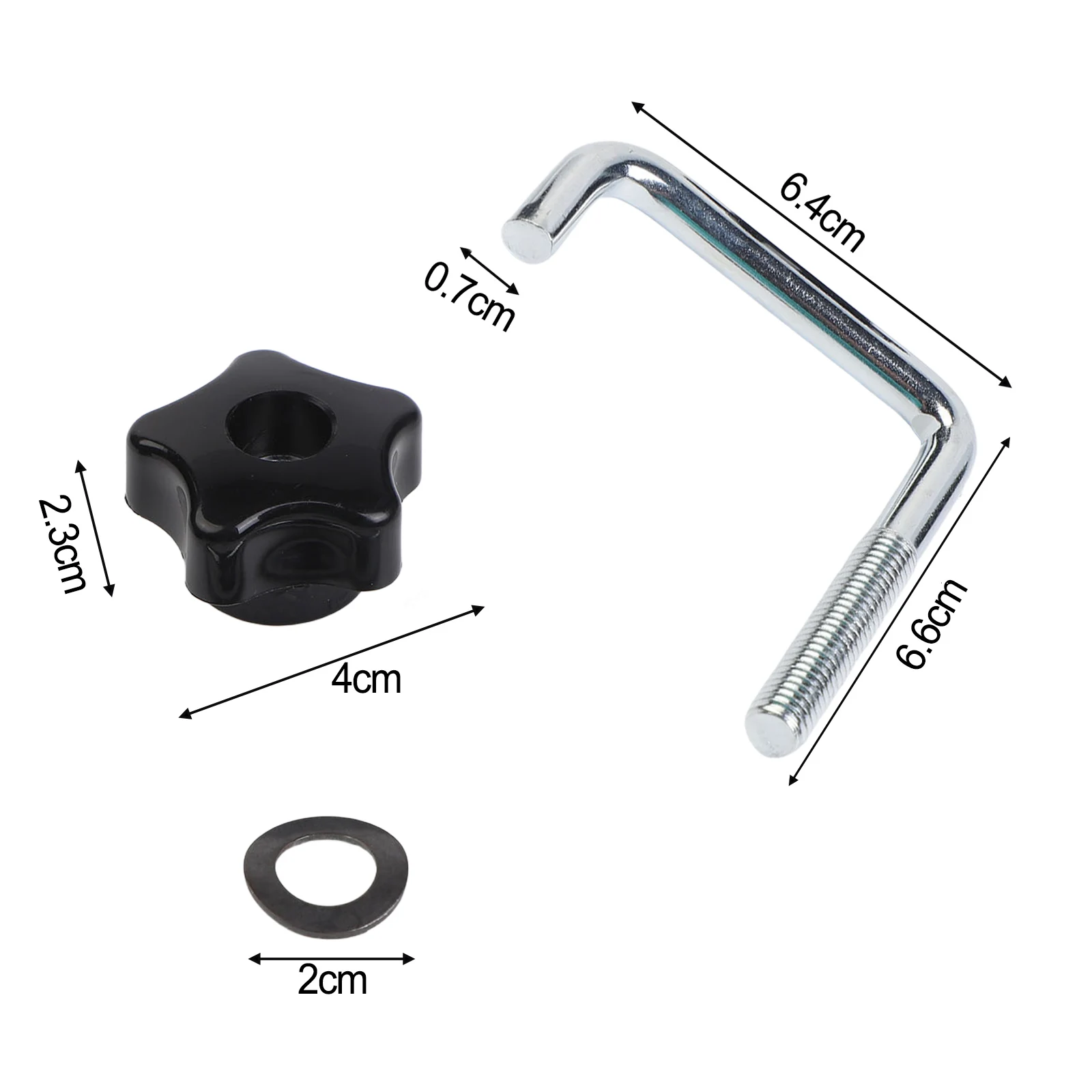 

As Shown Snow Blower Handle Kit Handle Lock Bolt Easy Installation Parts Enhanced Performance Components For Toro Lawn Mower