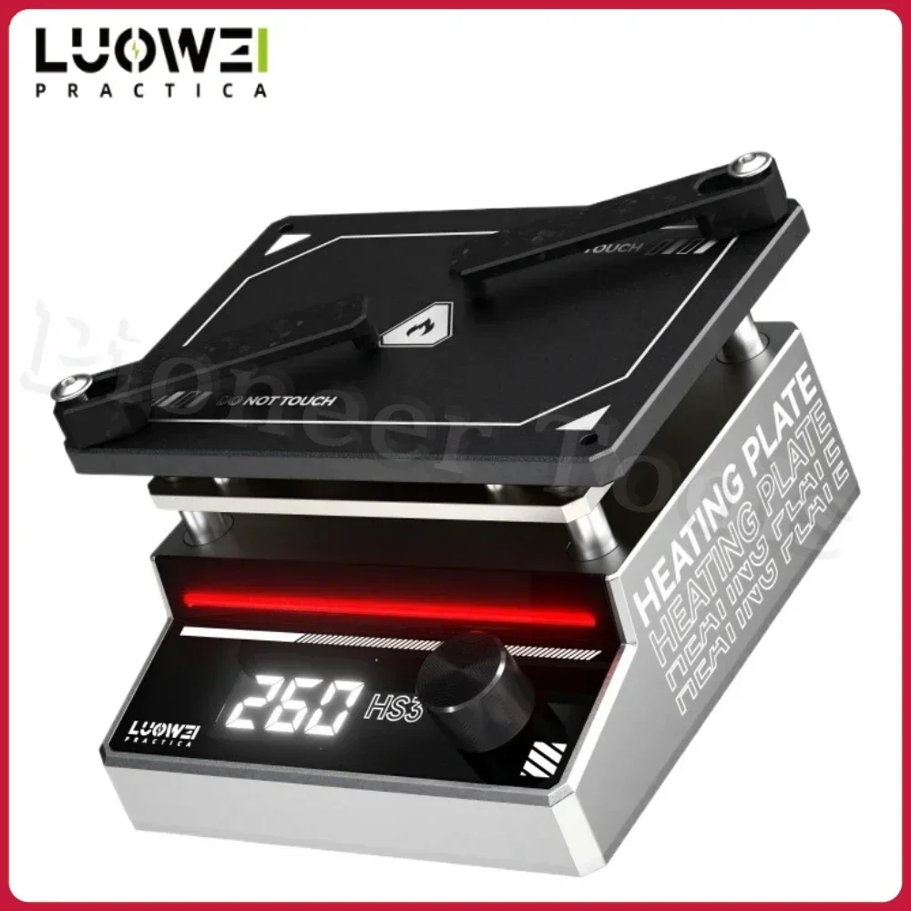 LUOWEI HS3  Preheating Station Layered Preheater Platform Thermostatic For IPhone X -16promax Android PCB Layered Chips Cleaner