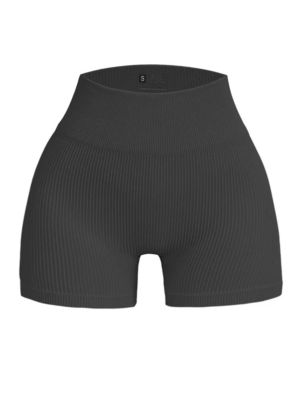 Damen High-Waist Biker-Shorts mit Po-Lifting-Effekt - Atmungsaktive, feuchtigkeitsableitende Kompressionsshorts für Laufen, Fitness & Yoga – Detail 3