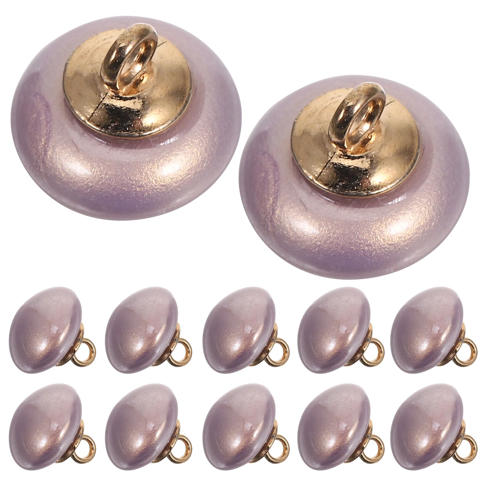 

20Pcs Half Dome Shank Buttons Mushroom Resin Decorative Sewing Buttons for Shirts Blazer Coat DIY Craft Projects