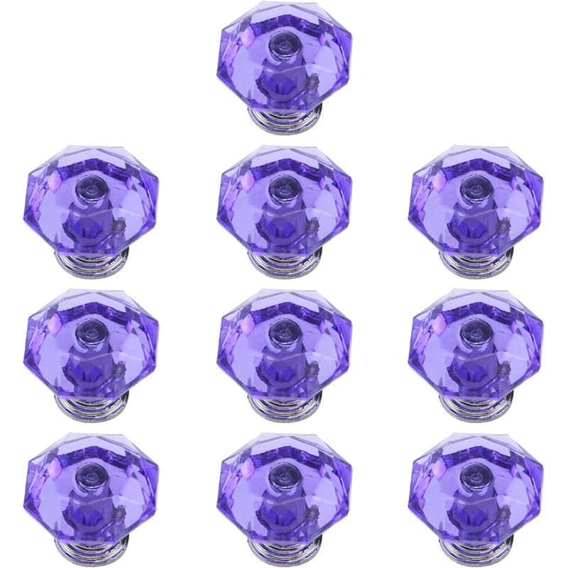 10 قطعة مقابض سحب خزانة كريستال أكريليك الماس شكل مقبض المقابض الوردي درج مضمد مقبض سحب المقابض حزمة #2