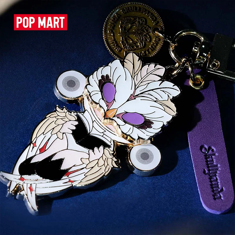 Pop Mart Skullpanda Image of Reality Series - Metal Keychain Doll Cute Anime Figure Ornaments Collection