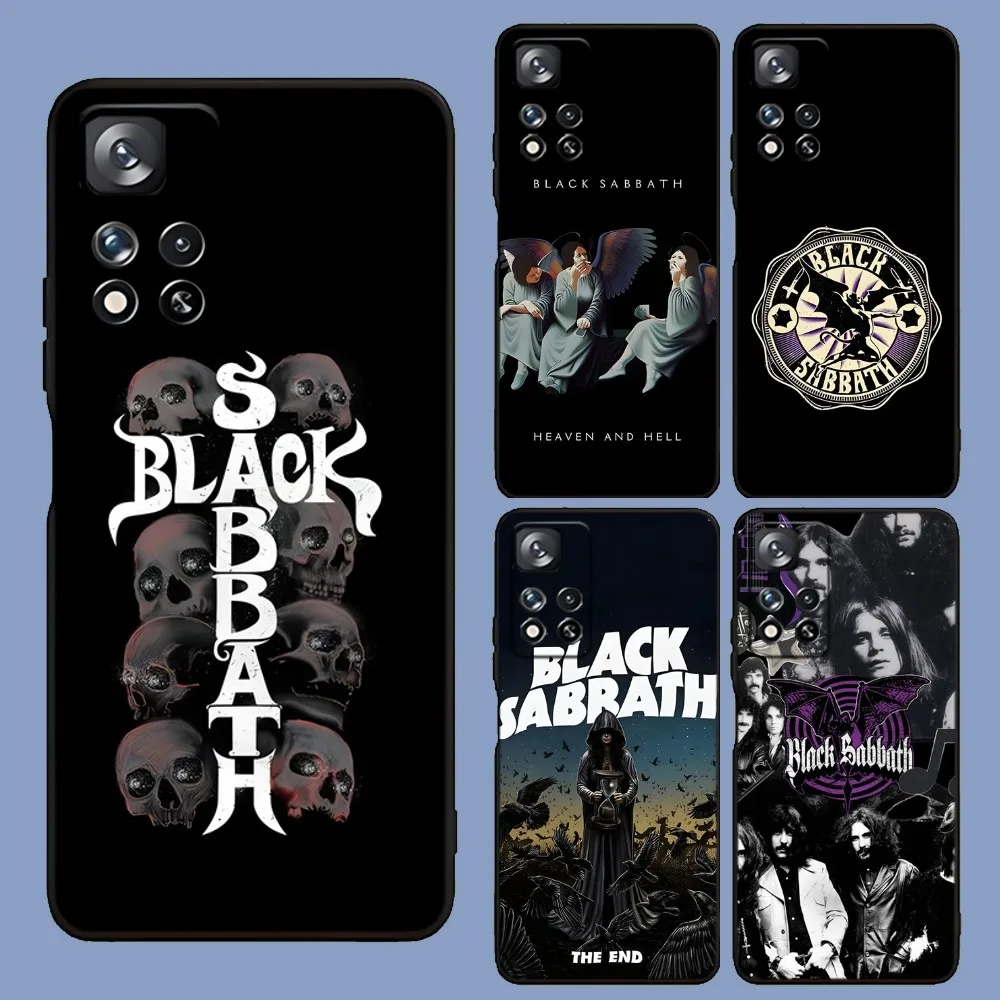 

Band B-BlackS S-Sabbath Phone Case For Samsung Galaxy A13,A21s,A22,A31,A32,A52,A53,A71,A80,A91 Soft Black Cover