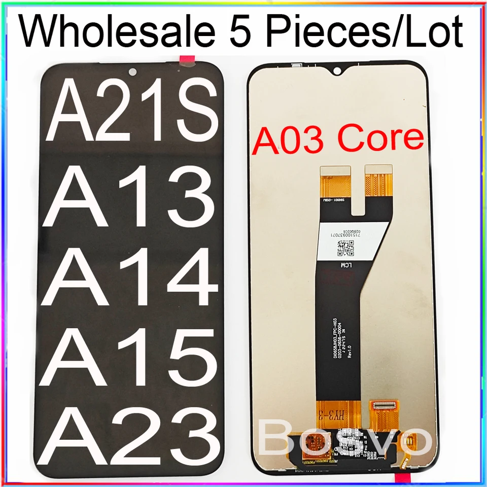 5 Pieces/Lot For Samsung A21S A13 4G A23 A14 5G A15 A03 Core