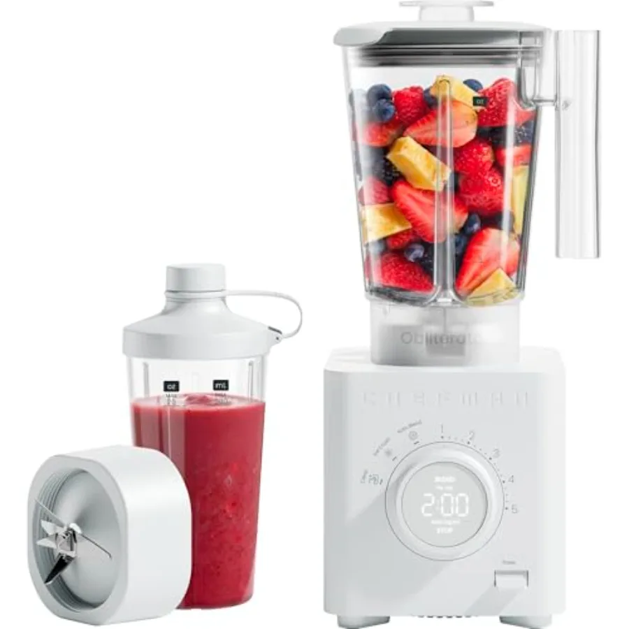 

Obliterator 48 oz Countertop Blender for Smoothies 1380W Motor to Crush Ice Nuts and Frozen Fruit with Stainless Steel Blade Au