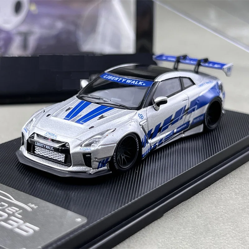 MC ET 1:64 GTR R35 LBWK Legierungsauto, Druckguss- und Fahrzeugmodelle, Miniaturmodellauto für Sammler, Geschenk