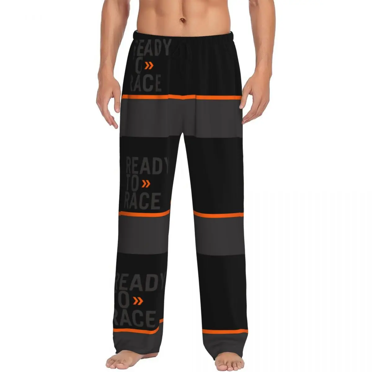 

Custom Ready To Race Pajama Pants for Men Motocross Enduro Cross Lounge Sleep Stretch Sleepwear Bottoms with Pockets