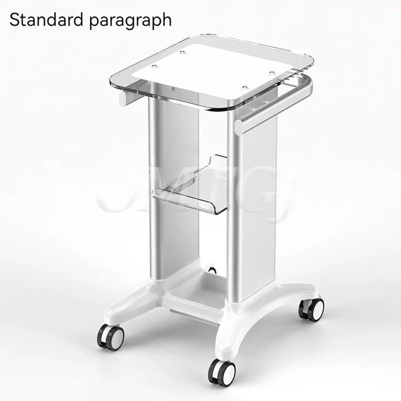 Beauty Equipment Cart Beauty Salon Trolley Stand Holder Rolling Cart Roller Wheel Aluminum Stand Personal Care Appliance Parts