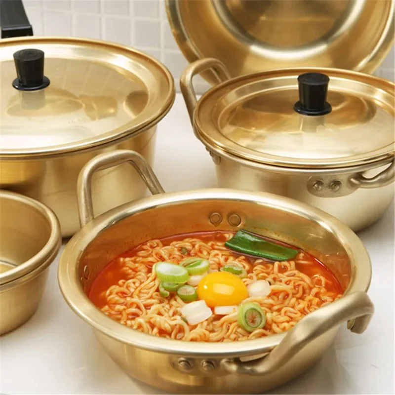 Golden Aluminum Noodle Pot 3
