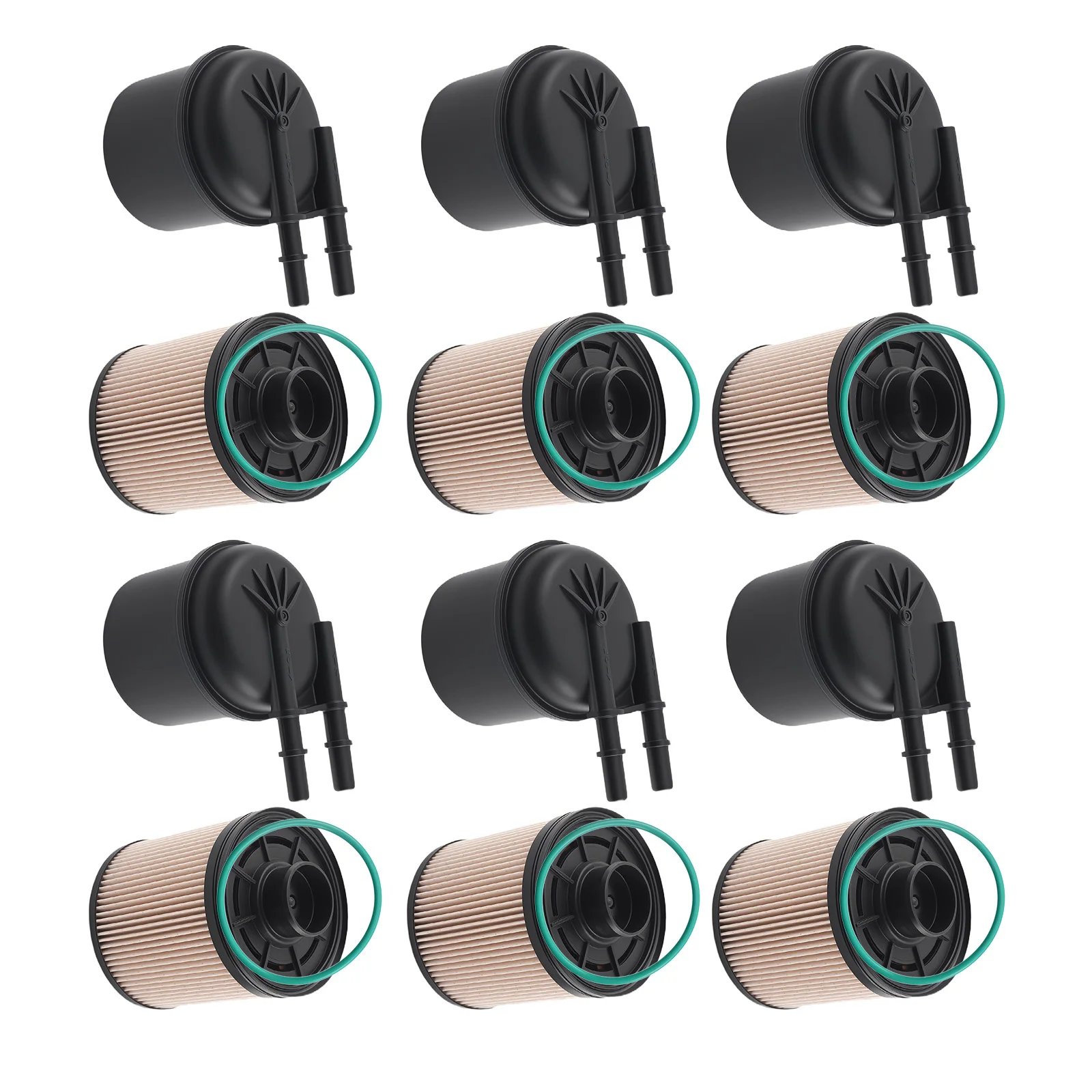 

Комплект из 6 топливных фильтров для Ford F250 F350 F450 F550 Super Duty 6.7L 11-16 FD-4615