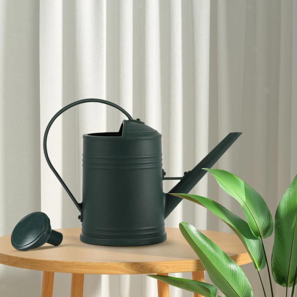 2L Watering Can Pot Plastic Garden Plants Flower Spray Water Kettle Large Capacity Long Mouth Plants Sprinkler for Houseplants