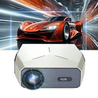 AUN A004 Pro Projector 4K Android Full HD Home Cinema WIFI VideoProjector Electric Focus MINI Theater TV BOX1080P for 4K Movie