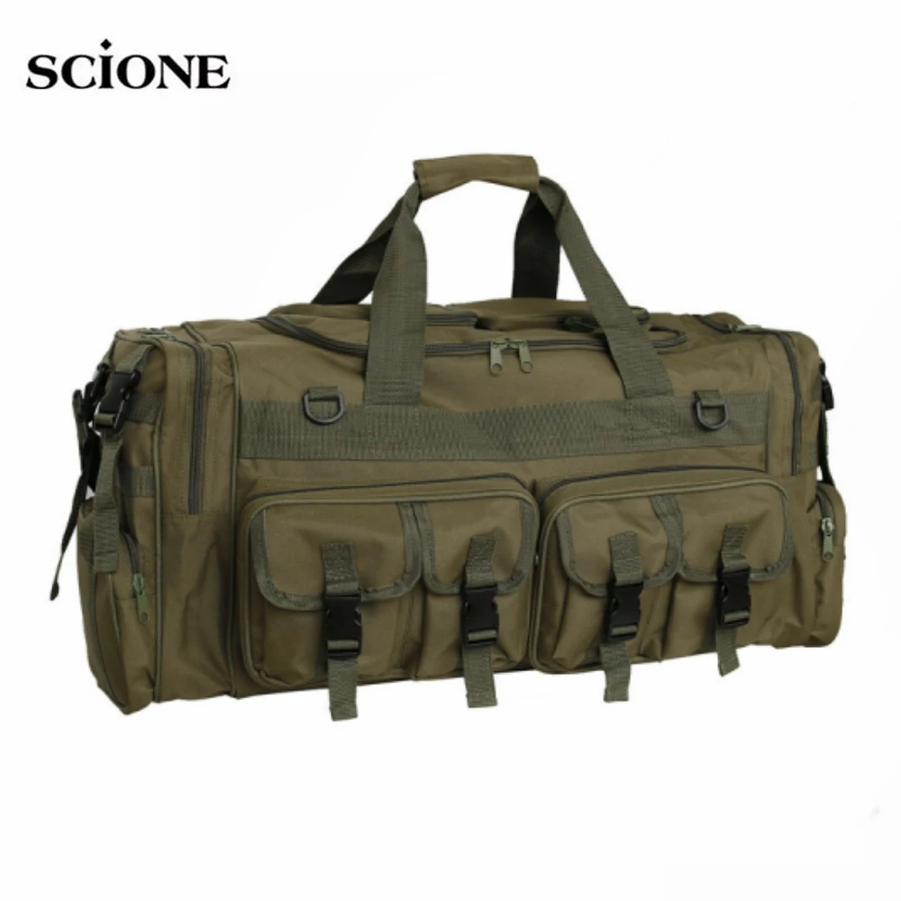 Torba taktyczna 60L męska torba podróżna o dużej pojemności torba kempingowa Camo CS Outdoor Sports symulacja sprzęt treningowy torby na ramię
