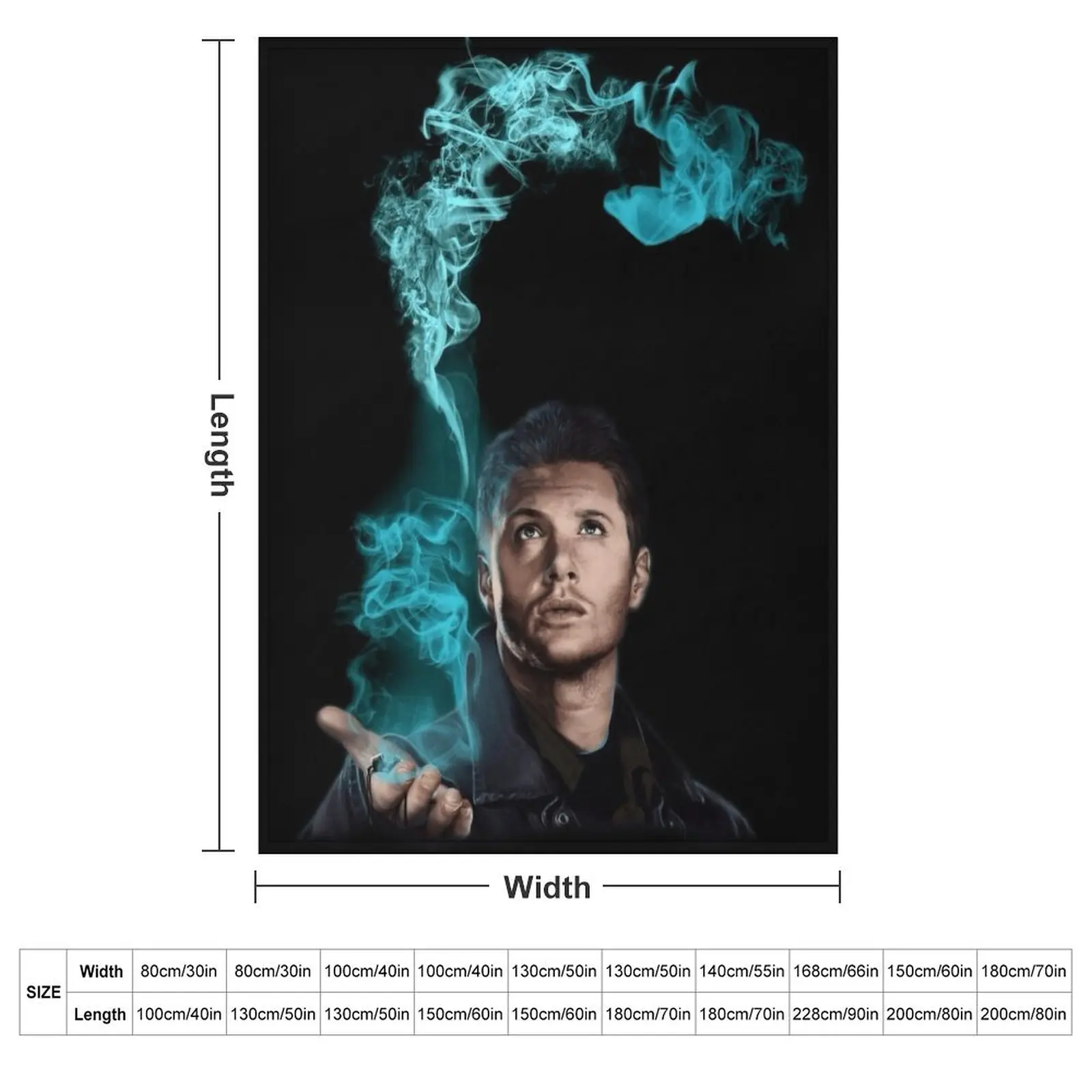 Dean Winchester Brothers Supernatural Throw Blanket Decorative Throw wednesday Beautifuls Decorative Beds Luxury Blankets