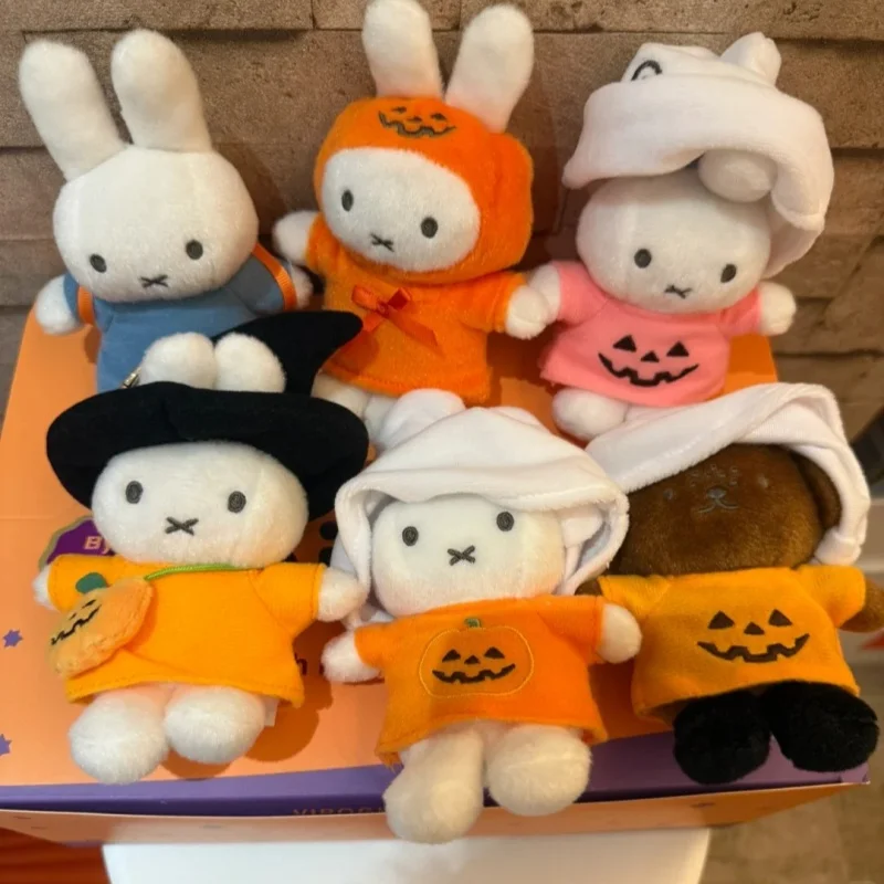 Genuino Miffy Rabbit Halloween Dress Up Blind Box Bag Ciondolo Piccola bambola fatta a mano Regali per bambini e ragazze Disponibile