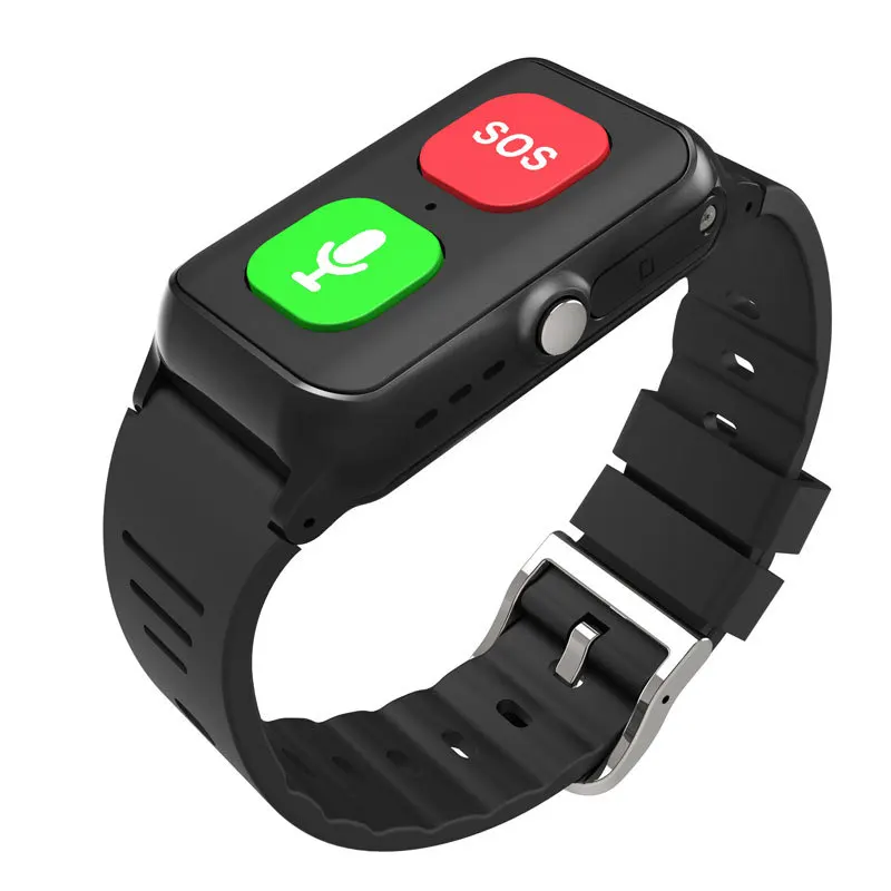 Smart Bracelet 4G Elderly GPS Location Tracking Position Bracelet With Smart Heart Rate  Fashion Temperature Anti Loss Watch