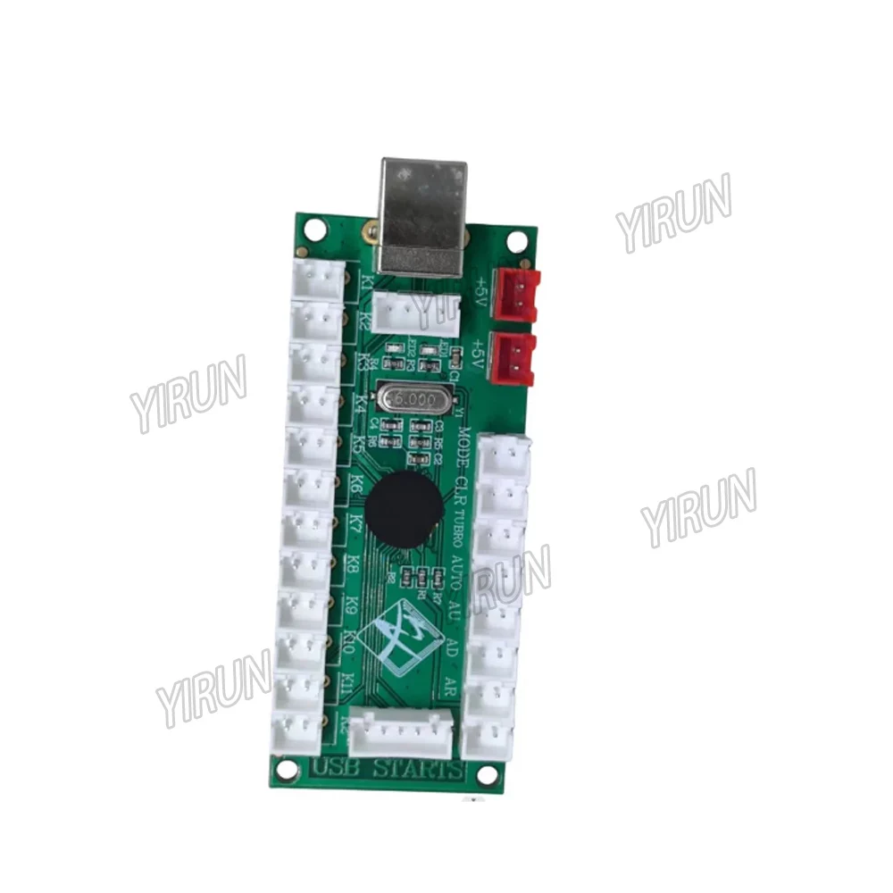 DIY wired USB arcade joystick computer chip PC game joystick Hitbox circuit board Raspberry Pi no latency