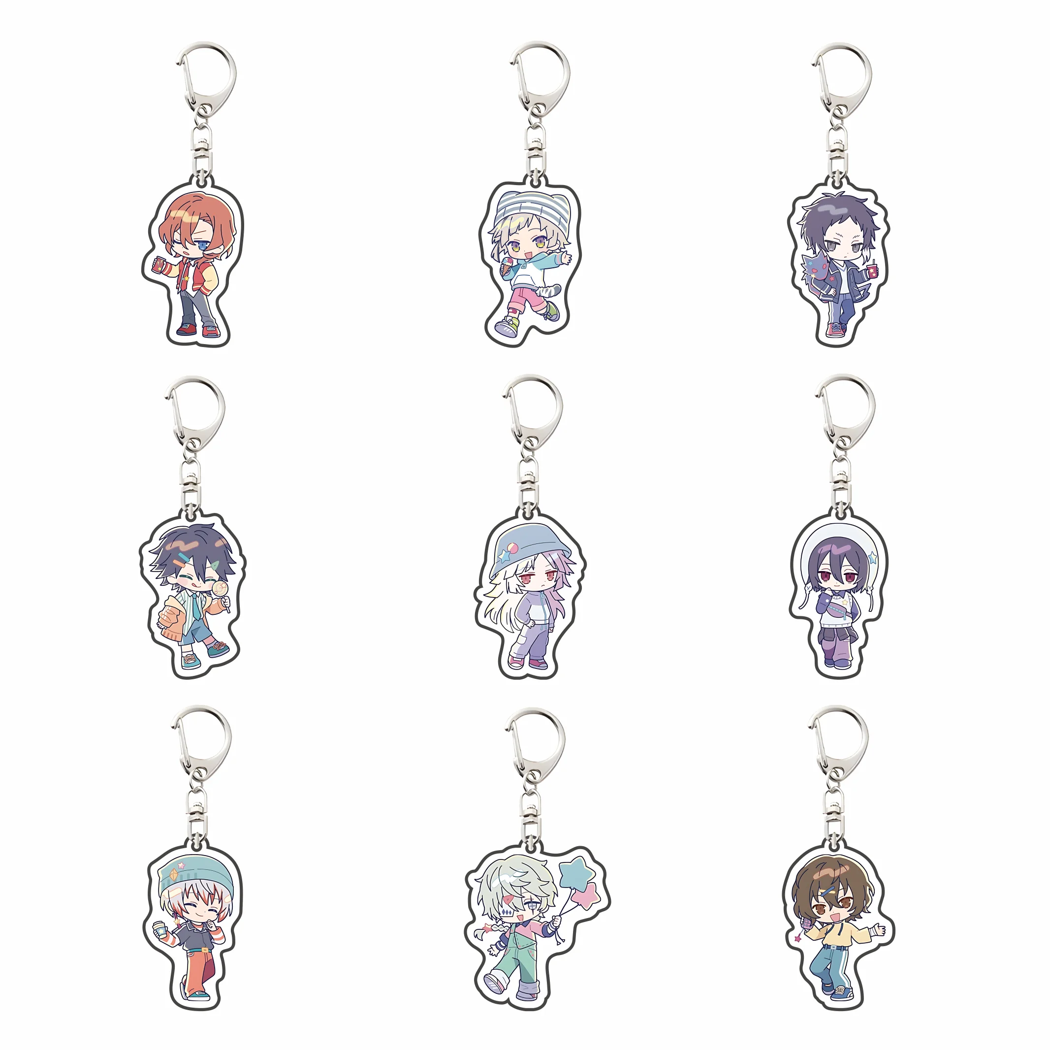 Anime Bungo Stray Dogs 6cm Acrylic Stand Atsushi Nakajima Tabletop Decorations Accessories Decor Gifts Key chain