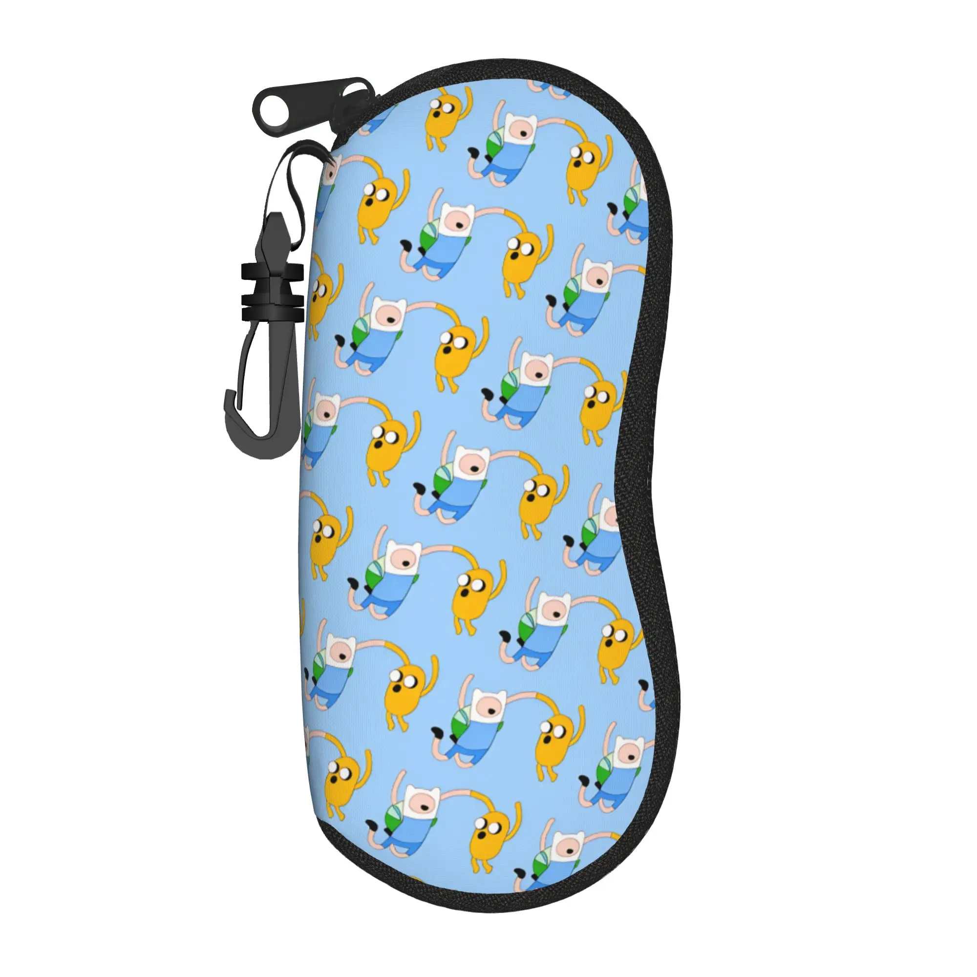 Adventures Time Glasses Case Men Women  Sunglasses Case Soft Key Chain Eyewear Bag Daily Eyeglass Protector - view 2