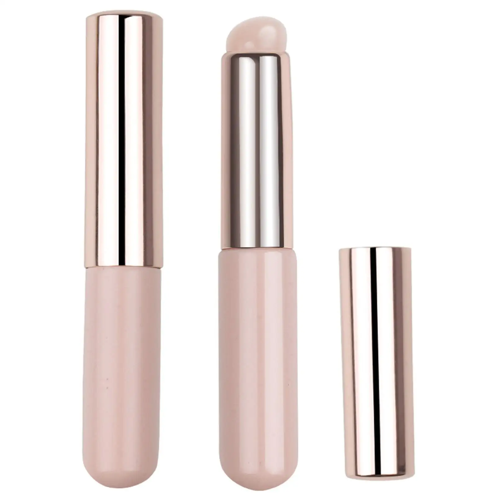 Portable Silicone Lip Brush Mini Soft Round Head Lipstick Applicator Concealer Blending for Makeup Tools and Brushes