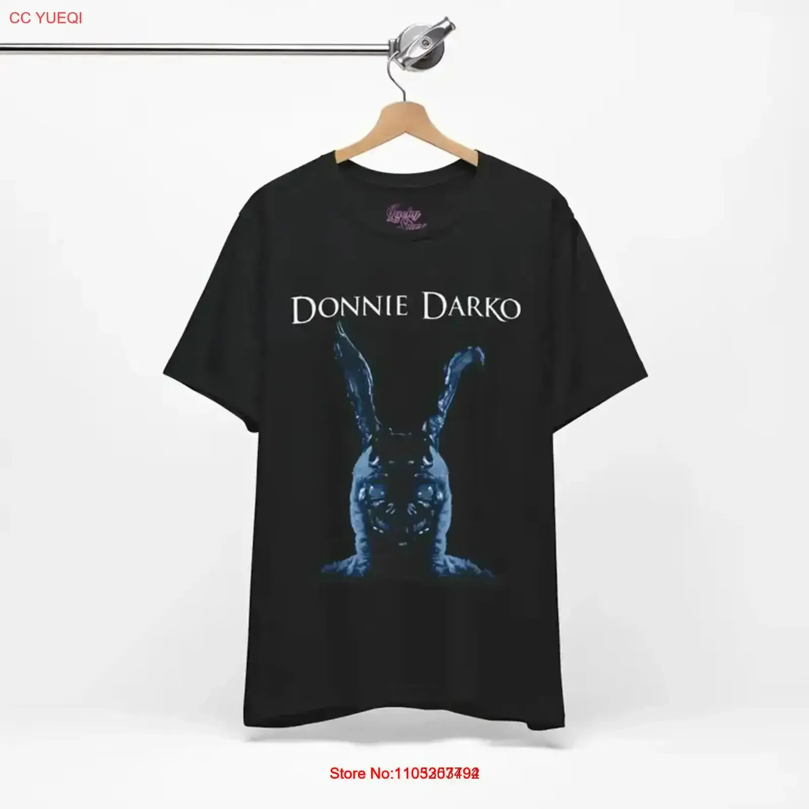 Donnie Darko T Shirt Rabbit Frank Movie Thriller Science Fiction vintage Washed designer clothes Casual Versatile Comfortable