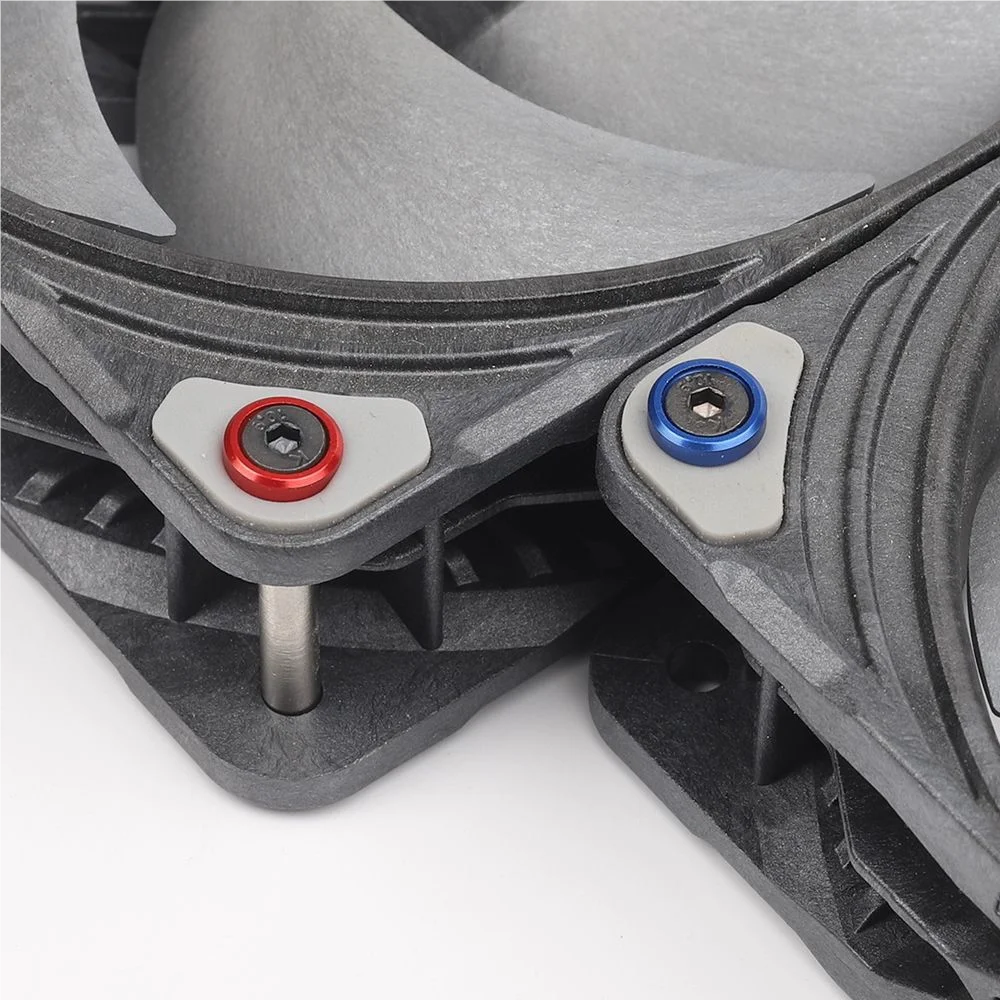 Desktop computer fixed long screw cooling fan screw fixed case DIY modification cooling   A set of 4, suitable for one fan