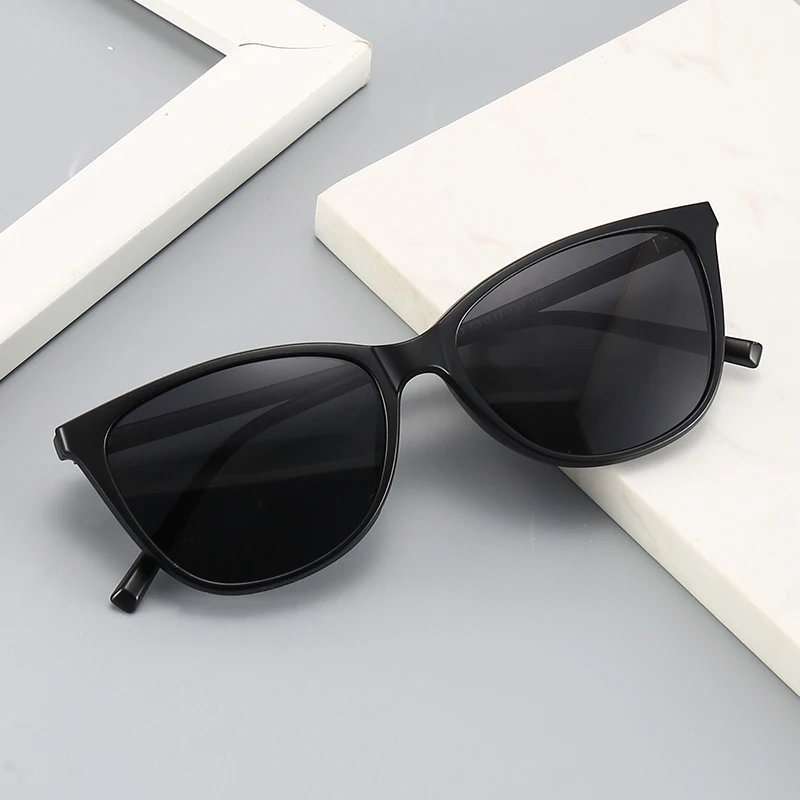 PC Myopia Sunglasses Women Magnet Sunshade Polarized Clip On Sun Glasses Eyeglasses Frame 5 In 1 Come With Glasses Box