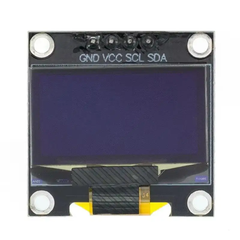 0.96 Inch OLED Display Module I2C IIC Serial White Screen 128x64 SSD1306 Driver Board Compatible With ESP32 STM32