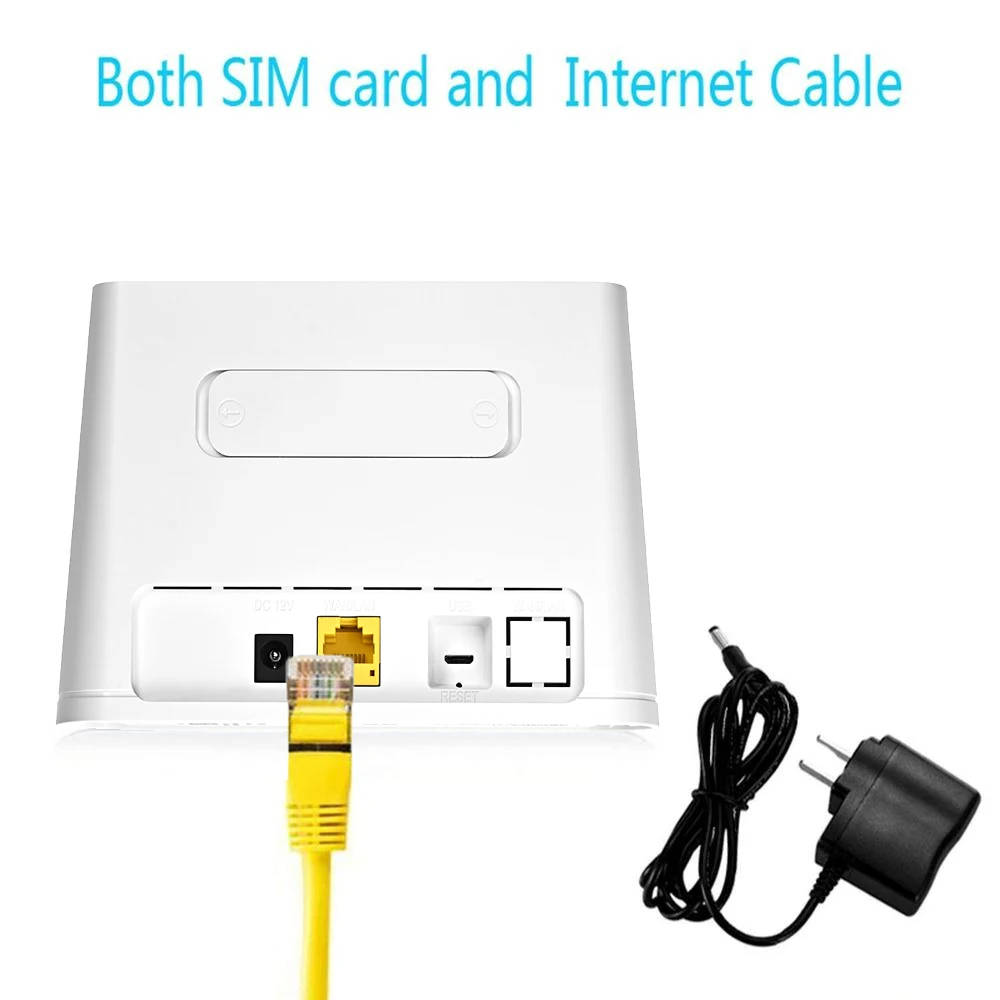 Enrutador Wifi desbloqueado de 300Mbps, enrutador móvil 4G lte cpe con puerto LAN, compatible con tarjeta SIM, enrutador inalámbrico portátil