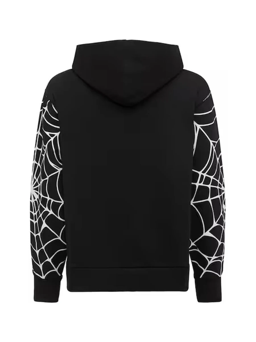 

Men Women Y2K Graphic Hoodie Fairy Harajuku Aesthetic Sweatshirts Spider Web Zip Up Hoodie