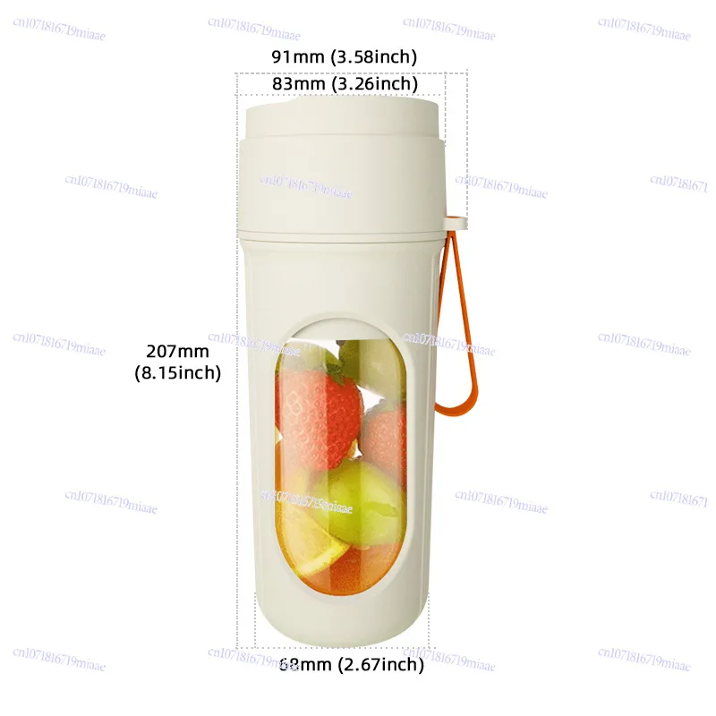 Small Portable Household Multifunctional Fruit Fryer Juicer