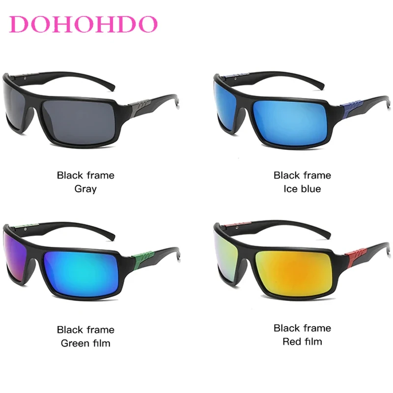 Square Polarized Anti-Glare Sunglasses Women New Brand Design Outdoor Sports Cycling Men Sunglasses Driving Goggles Female UV400