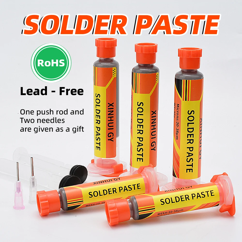 3% Silver Solder Paste Needle Tube High Conductivity 217℃ Melting Point