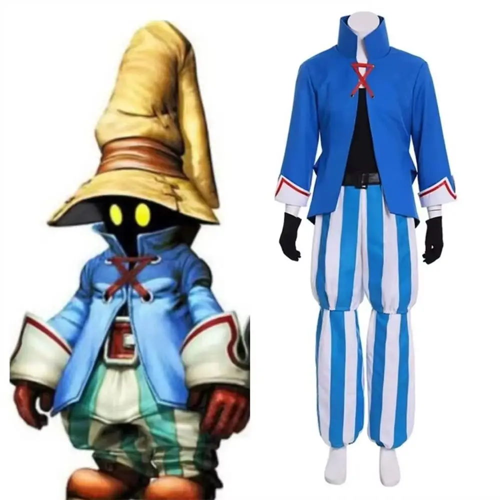 Disfraz de Cosplay de Game Vivi Ornitier para Hombre, Conjunto Completo para Halloween, Carnaval y Fiestas