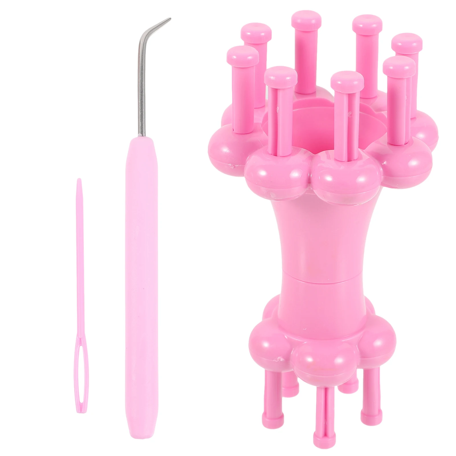 

Double End Knitting Loom Rope Knitter Rope Knitter Set Portable Tools Hollow Rope Maker Knitting Loom Crafts Sewing Craft Tools