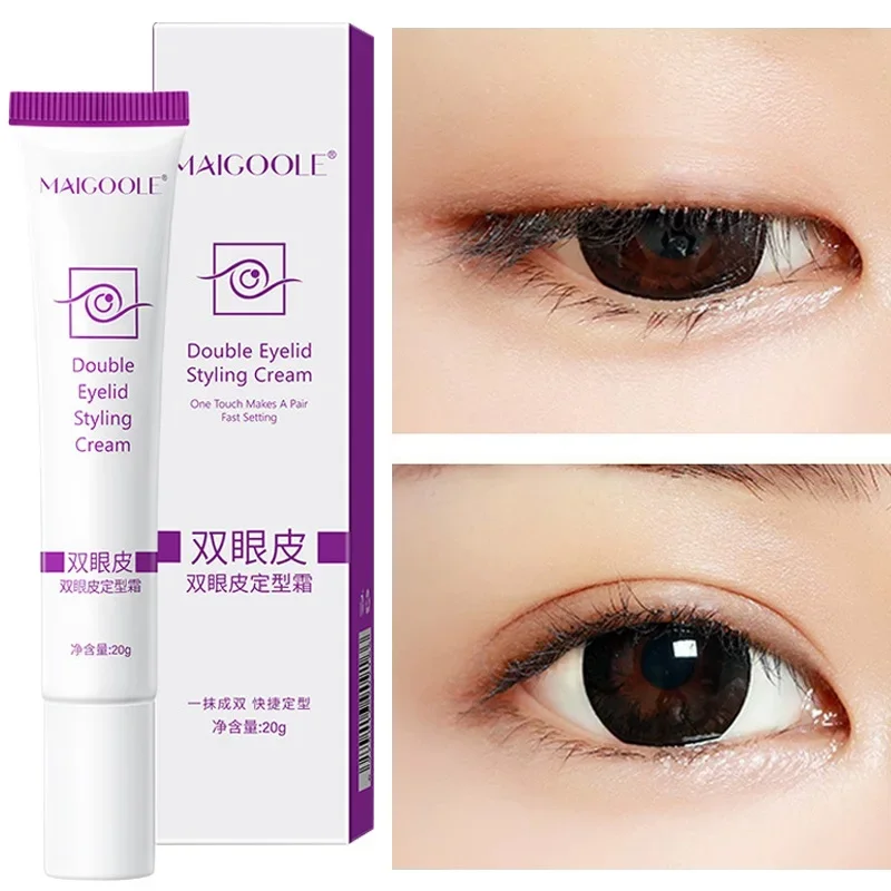 Waterproof Double Eyelid Styling Cream Glue Long Lasting Invisible Easy Control Elastic Easy To Use Transparent Safe Harmless