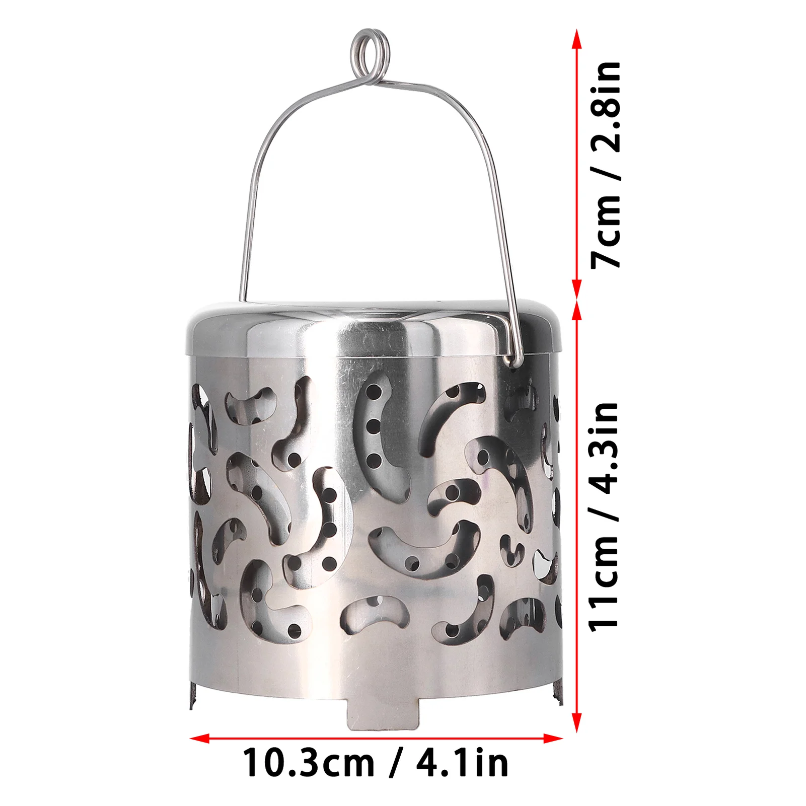 Mini-verwarmingskachel voor buiten, verwarmingskap, campingverwarmer, roestvrijstalen verwarmingskap voor bakoven