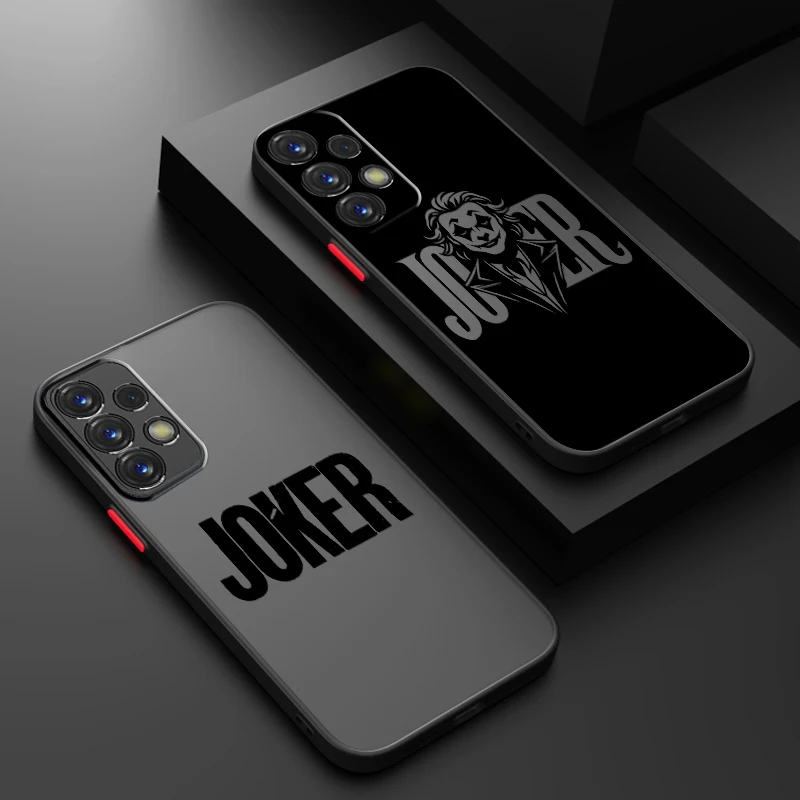 

J-Jokers Luxury Anime Art Frosted Translucent For Samsung A53 A52 A33 A32 A51 A71 A21S A13 A73 A50 A22 A12 5G TPU Phone Case