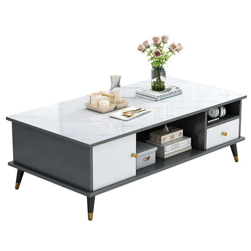 

Light luxury coffee table Nordic small apartment simple modern living room home TV cabinet multi-function