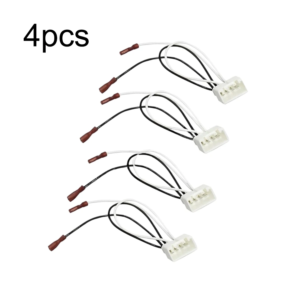 Speaker Pigtail Car Audio Connector Car Audio Upgrade Fits Factory Speaker Harness Plastic Connector Anti-short Circuit For CX-5