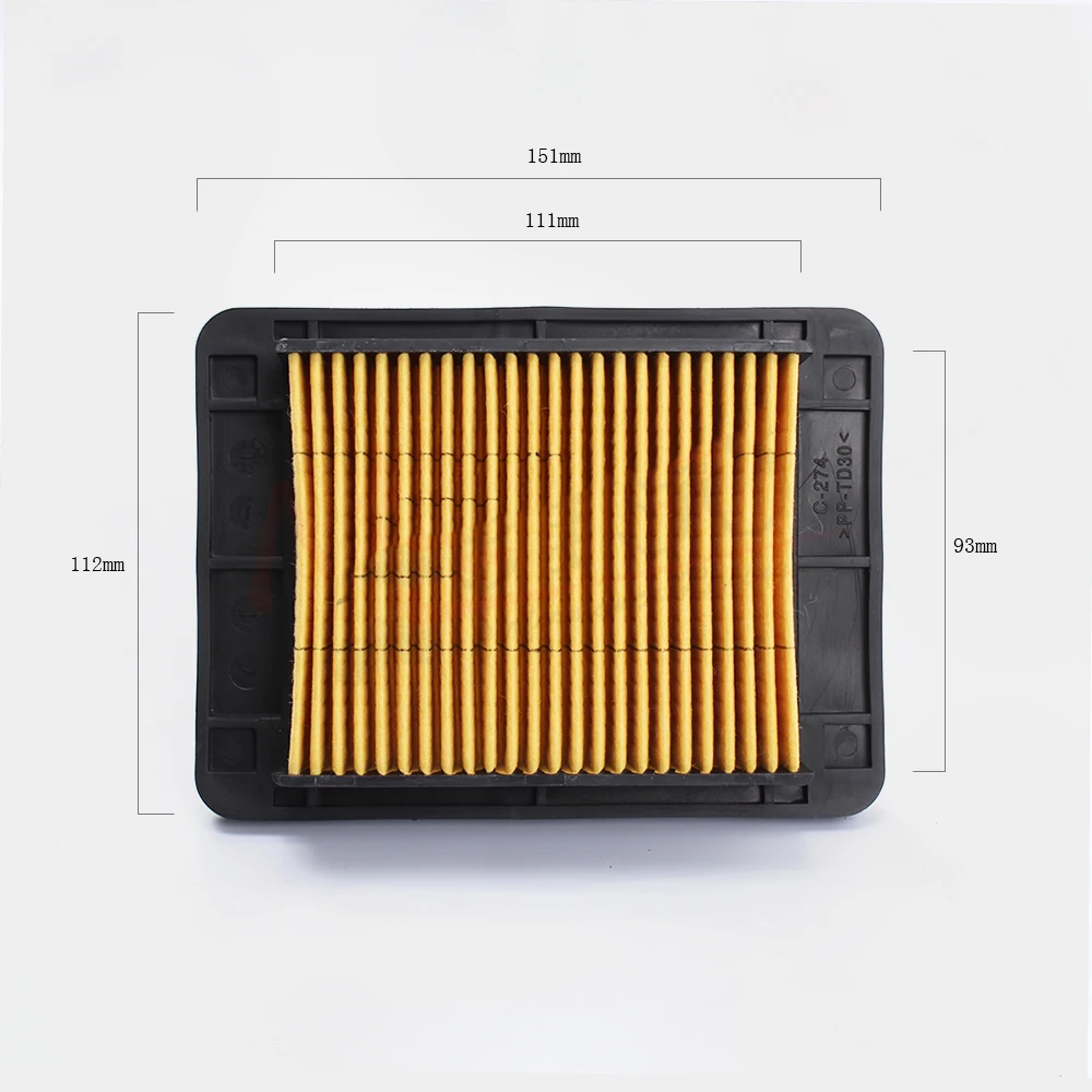 Motorcycle Engine Air Filter Cleaner Air Intake Filter Element For Yamaha YZF-R3 ABS MT-03 YZF-R25 YZF R3 R25 2014-2023