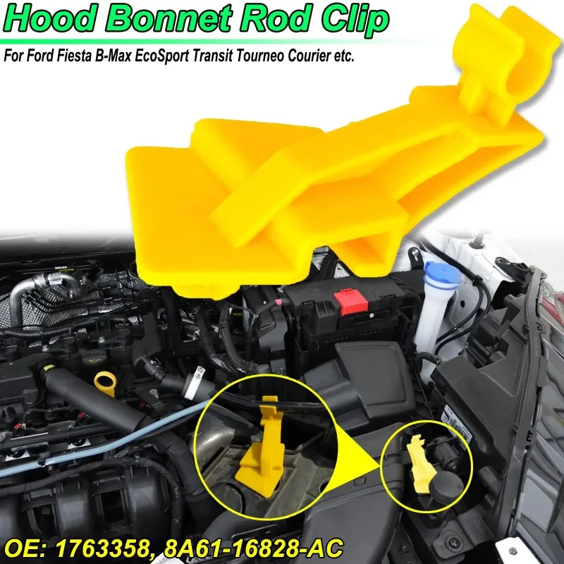 لفورد فييستا B-Max Ecosport ترانزيت تورنيو البريد هود بونيه قضيب كليب البقاء دعم الدعامة حامل مشابك 8A6116828AB السحابة #3