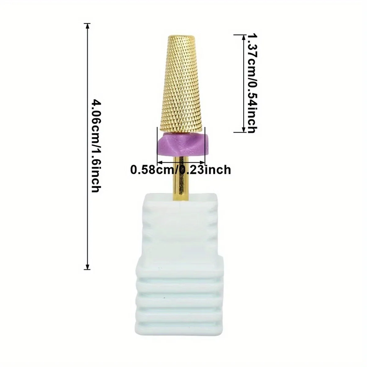 5in1 2XF Tungsten Steel Nail Drill Bits，Multi-Functional Carbide With High Hardness For Long-Term Gel Rem image 4