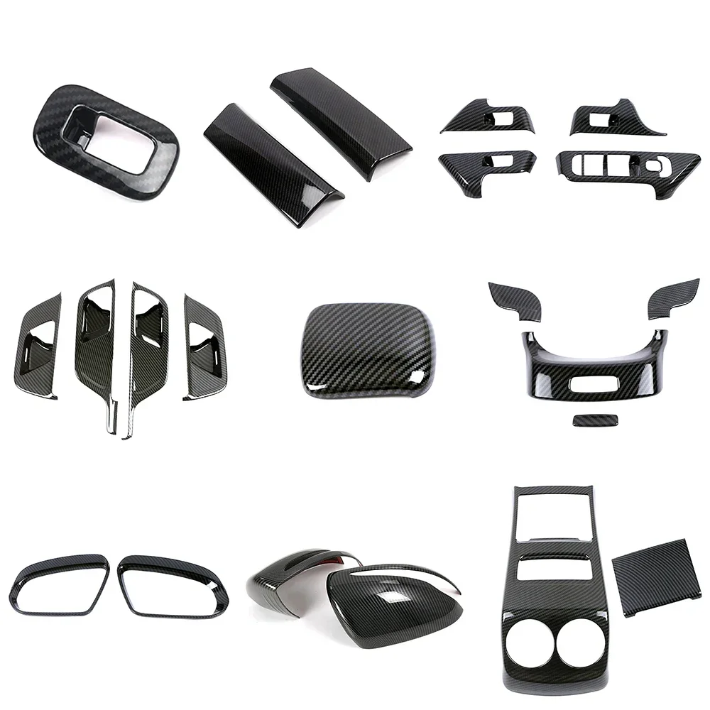 

For Mercedes Benz GLB Class X247 GLB220 GLB250 Car Styling Center Console Part Frame Cover Trim Carbon Fiber Refit Anti Scratch