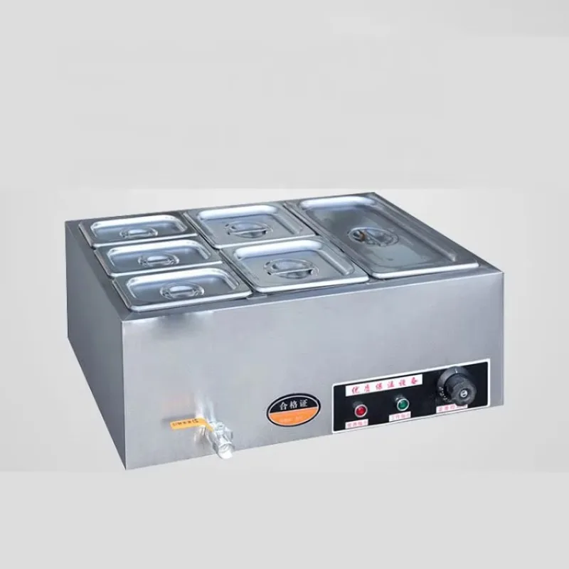 Hot Selling Layer Rack Four Pot Insulation Sales Cabinet, Stainless Steel Electric Heater, Electric Rice Insulation Table xyl