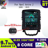 9.7 inch Android 14 Car Radio For Opel Astra J GTC 2009 - 2015 android auto Multimedia Head Uint Carplay Video Player Stereo GPS
