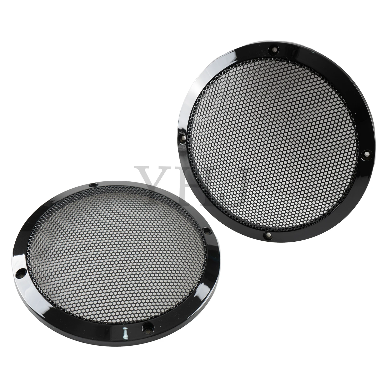 

Black 6.5" Saddlebag Lid Speaker Grill Cover For Harley Motorcycle Touring Road King Electra Street Glide 1983-2023