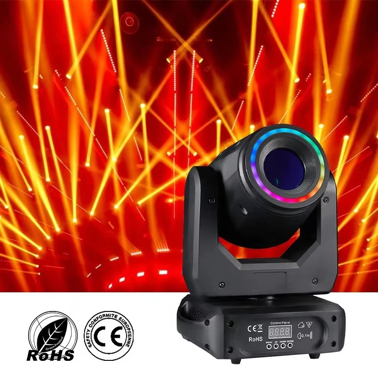 

100 Вт RGBW светильник с подвижной головкой, индивидуальный режим Pixel Sprite, 3D магнитный танцевальный пол, совместимое сценическое освещение