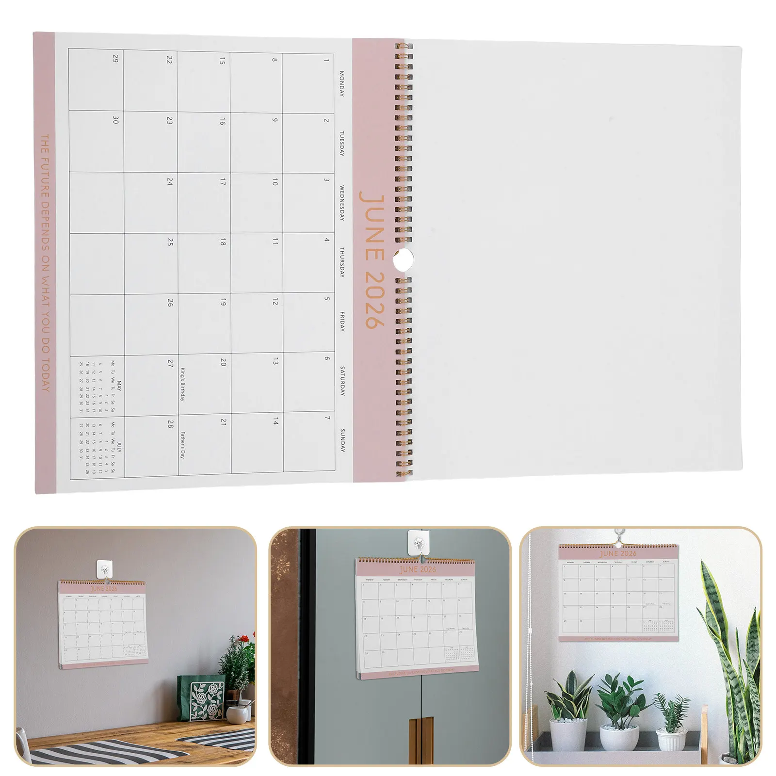 

2026-2027 Wall Planner 18 Month Large Calendar Minimalist Hanging Office Monthly Holiday Organizer Wall Calendar Large Print